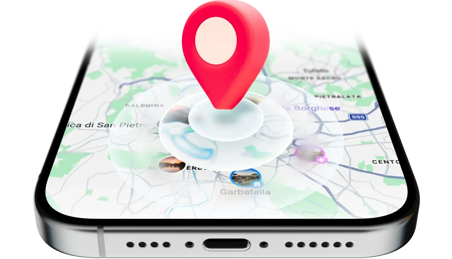 Map view of all spots